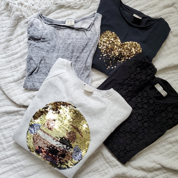 ZARA Girls Bundle of 4 Tops - Age 13/14 - Picture 16 of 16